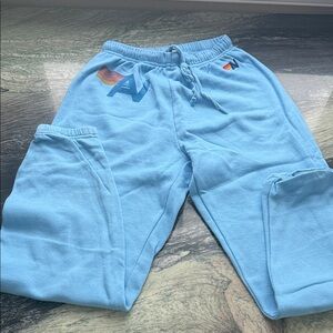 Aviator Nation Light Blue Joggers